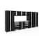 Newage Products Bold Series 10 Piece Garage Cabinet Set w/Stainless Steel Top, Black 63250 - alternate 1